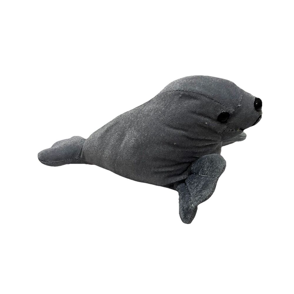 Kellytoy Gray Seal Sea Lion Plush 10" Stuffed Animal Toy